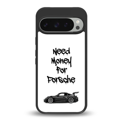 Luxury Hustle back phone cover | glass case for google pixel 9 pro