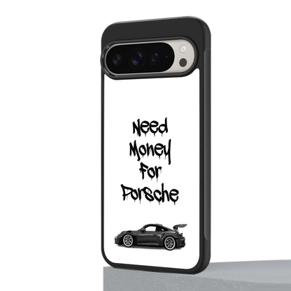 Luxury Hustle google pixel 9 pro mobile cover | shockproof glass phone case