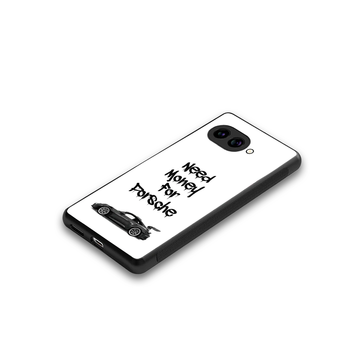 Luxury Hustle stylish phone case for google pixel 10a | glossy glass and slim fit