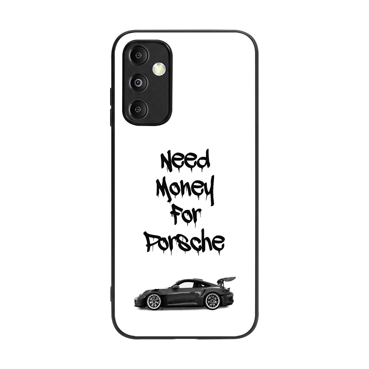 Luxury Hustle back phone cover | glass case for samsung galaxy m14 5g