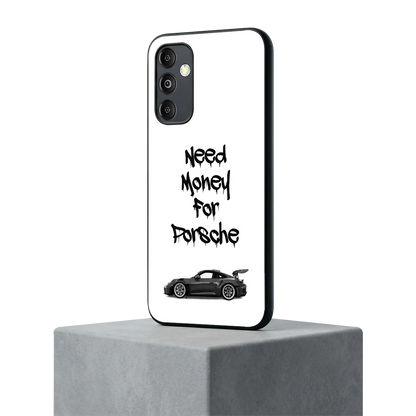 Luxury Hustle samsung galaxy m14 5g mobile cover | shockproof glass phone case