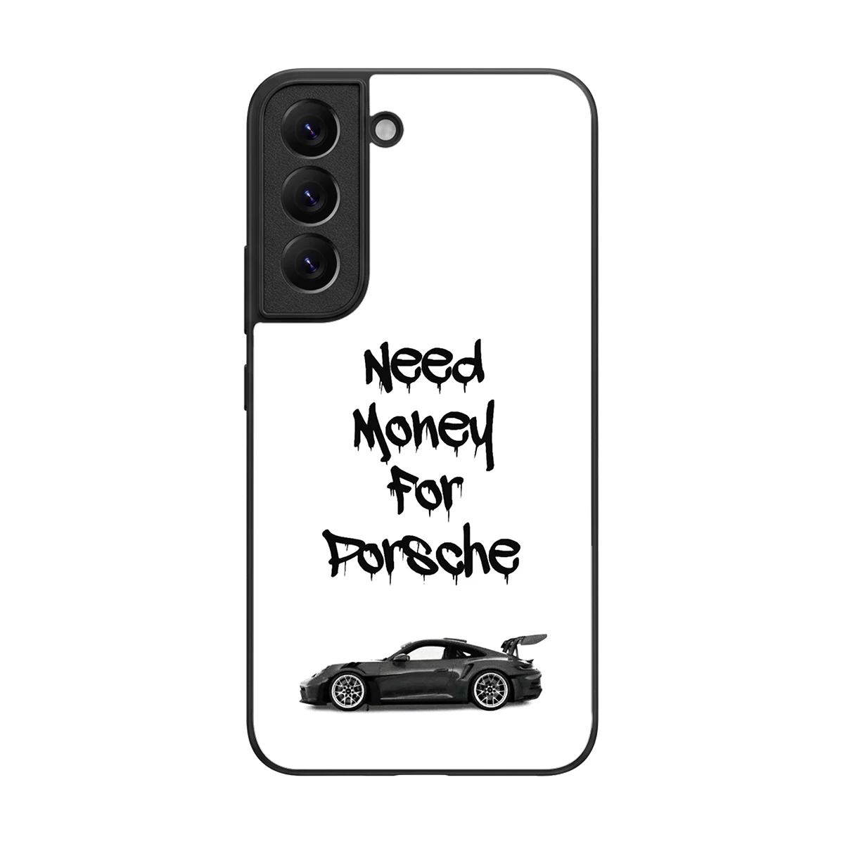 Luxury Hustle back phone cover | glass case for samsung galaxy s22