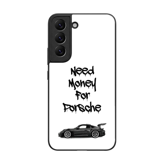 Luxury Hustle back phone cover | glass case for samsung galaxy s22