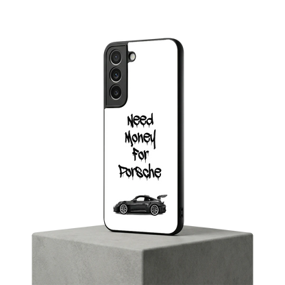 Luxury Hustle samsung galaxy s22 mobile cover | shockproof glass phone case