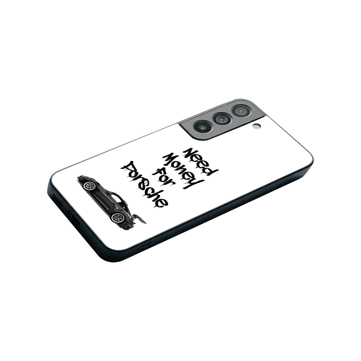 Luxury Hustle stylish phone case for samsung galaxy s22 | glossy glass and slim fit