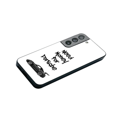 Luxury Hustle stylish phone case for samsung galaxy s22 | glossy glass and slim fit
