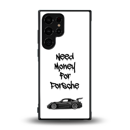 Luxury Hustle back phone cover | glass case for samsung galaxy s23 ultra