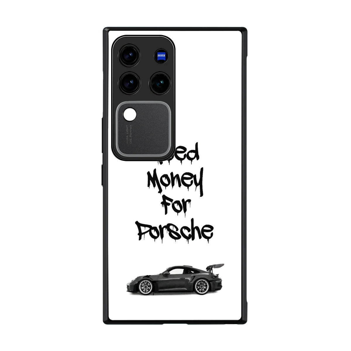 Luxury Hustle back phone cover | glass case forvivo v30 pro
