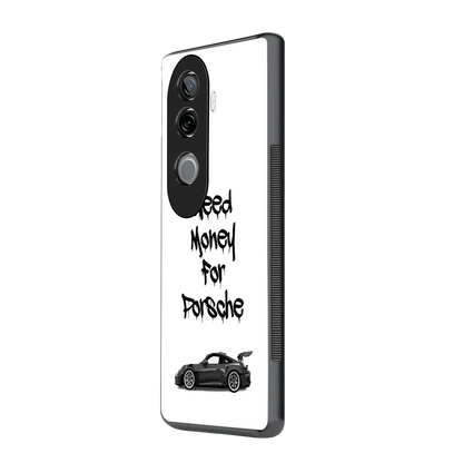 Luxury Hustle vivo v40e mobile cover | shockproof glass phone case