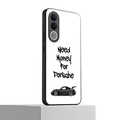 Luxury Hustle vivo v70 fe mobile cover | shockproof glass phone case