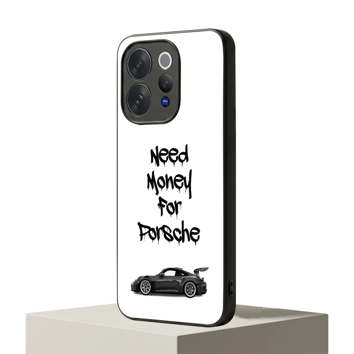 Luxury Hustle vivo v70 elite mobile cover | shockproof glass phone case