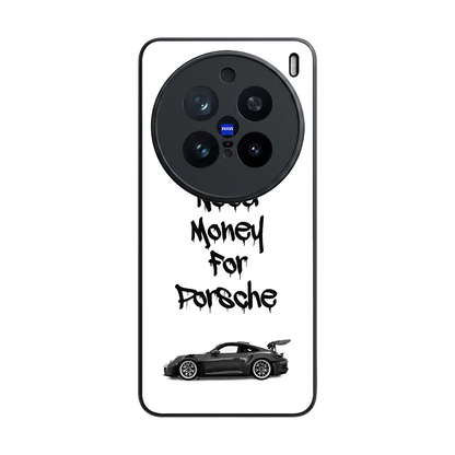 Luxury Hustle back phone cover | glass case for vivo x200 pro