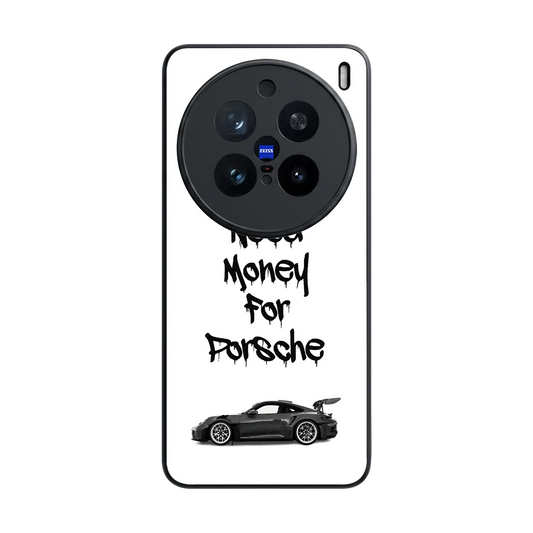 Luxury Hustle back phone cover | glass case for vivo x200 pro