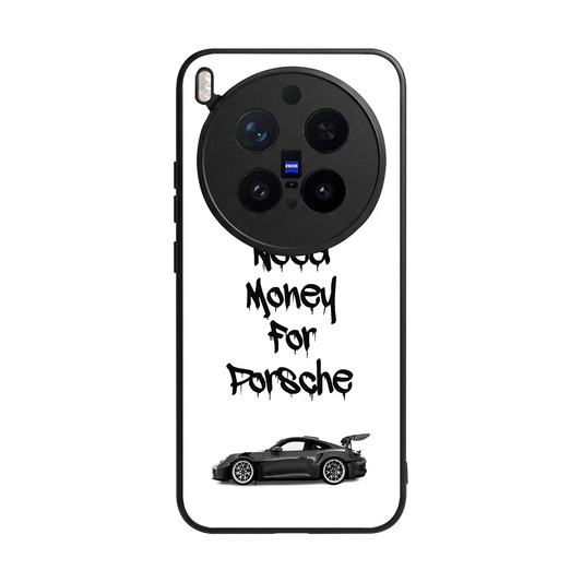 Luxury Hustle back phone cover | glass case for vivo x300 pro