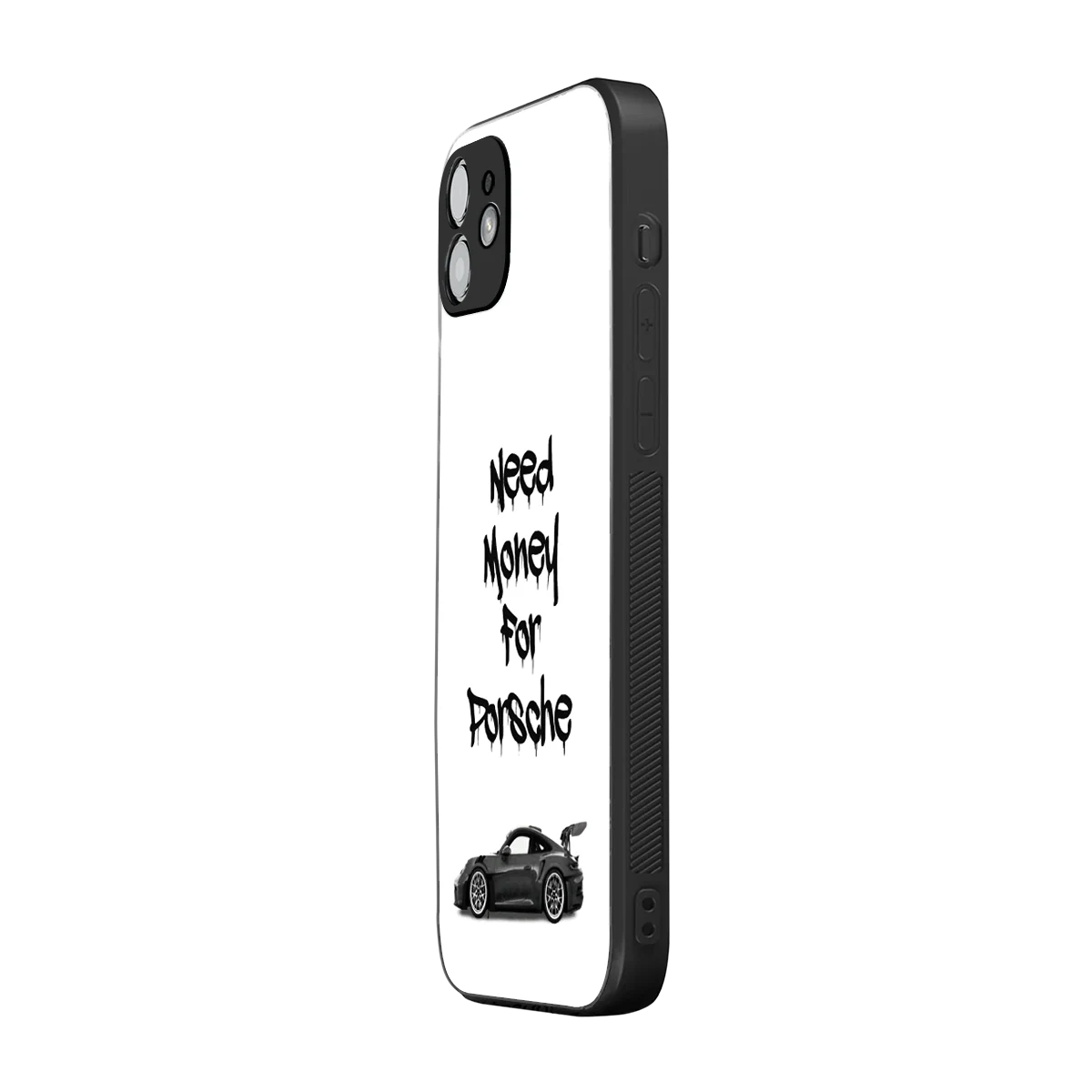 Luxury Hustle iphone 12 mobile cover | shockproof glass phone case