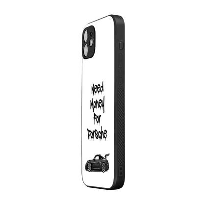 Luxury Hustle iphone 12 mobile cover | shockproof glass phone case