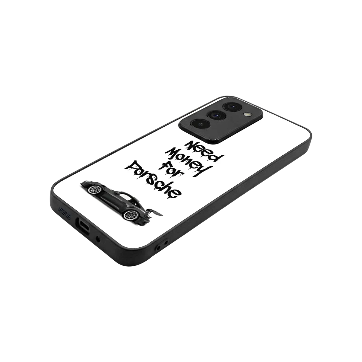 Luxury Hustle stylish phone case for redmi 15 5g | glossy glass and slim fit