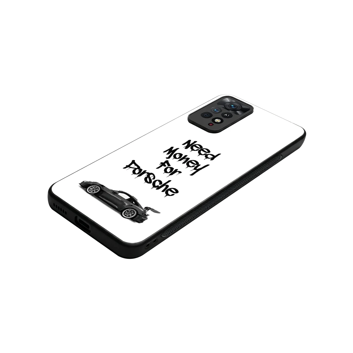Luxury Hustle stylish phone case for redmi note 11 pro | glossy glass and slim fit