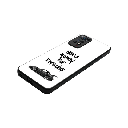 Luxury Hustle stylish phone case for redmi note 11 pro | glossy glass and slim fit