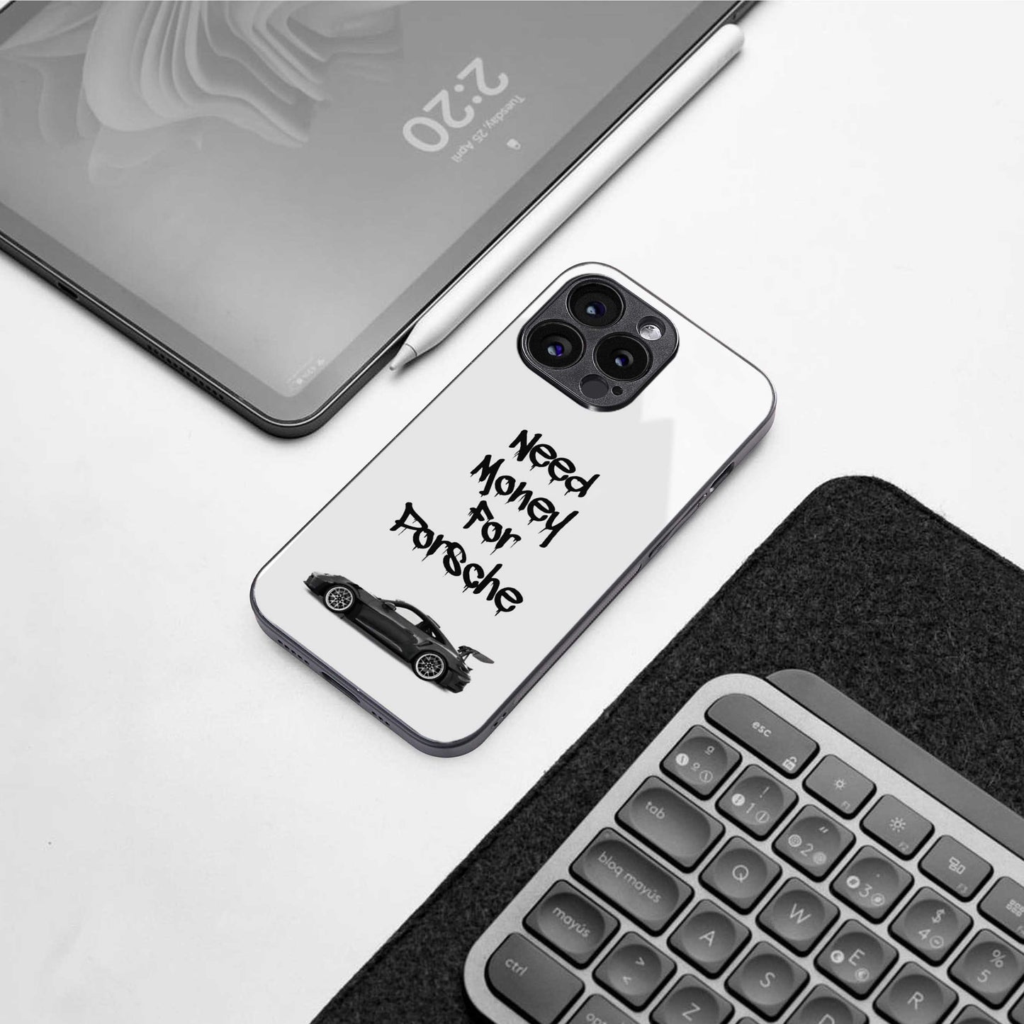Luxury Hustle Phone Case for Iphone 16 | Glass Case