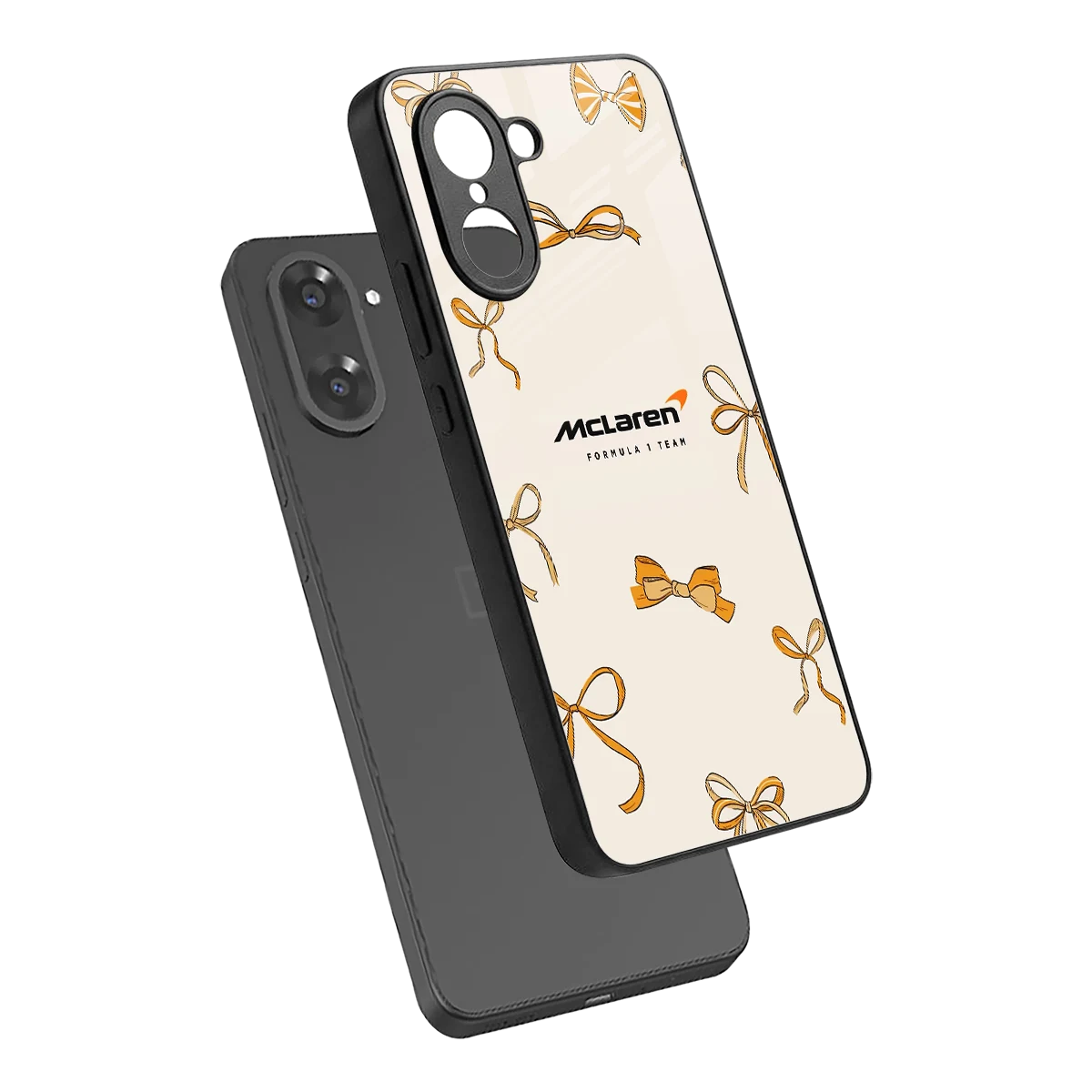 MCL X Bows sleek oneplus nord ce5 5g cover with tempered glass back and TPU edges