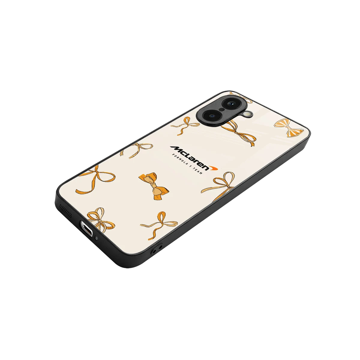 MCL X Bows stylish phone case for oneplus nord ce5 5g | glossy glass and slim fit