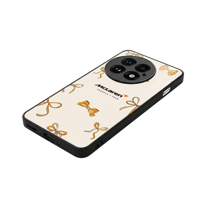 MCL X Bows stylish phone case for oneplus 13 | glossy glass and slim fit
