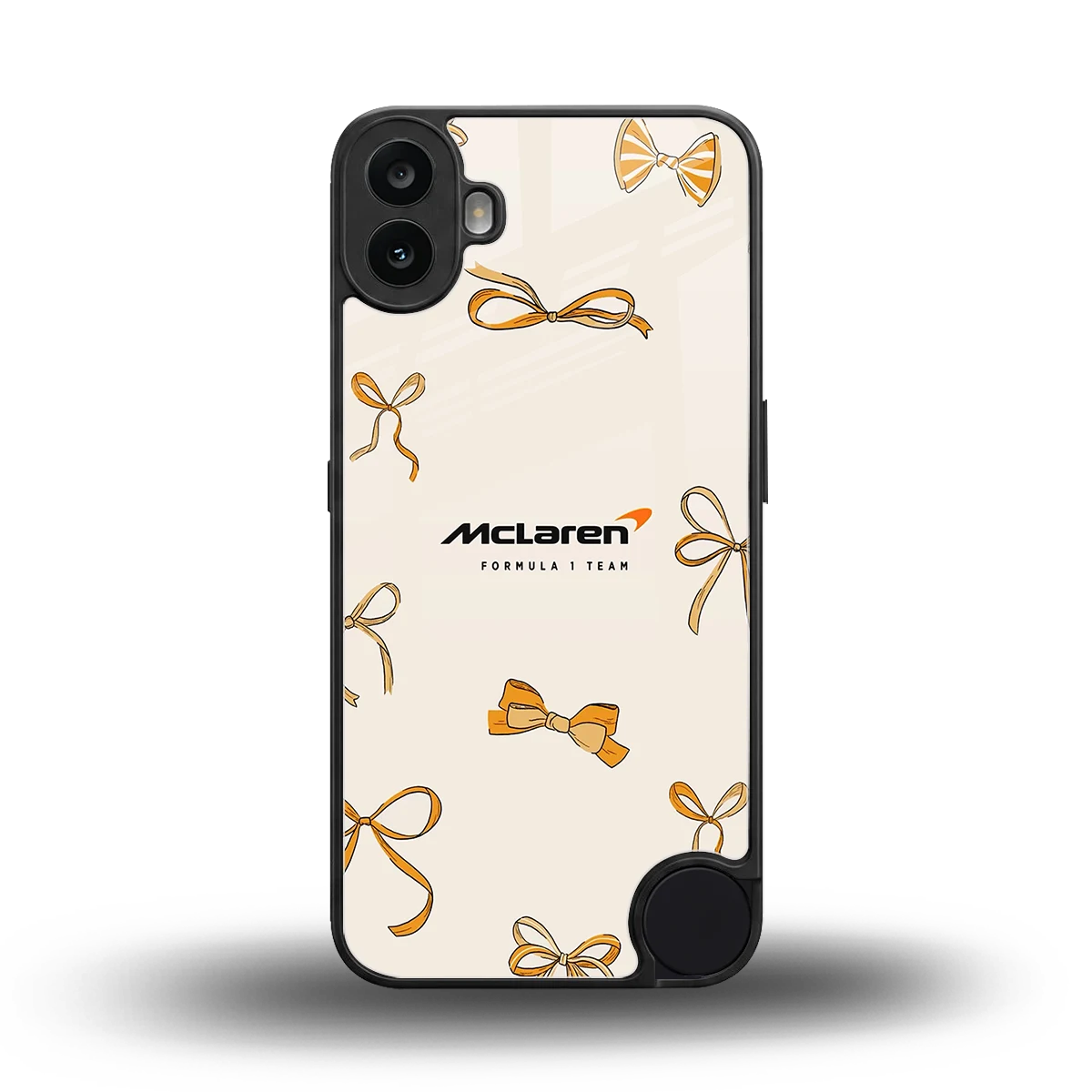 MCL X Bows back phone cover | glass case for cmf nothing phone 1