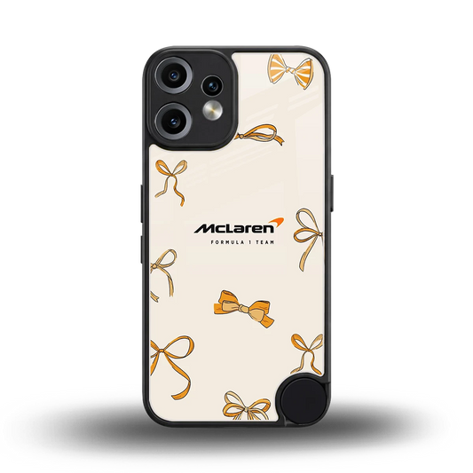 MCL X Bows back phone cover | glass case for cmf nothing phone 2 pro