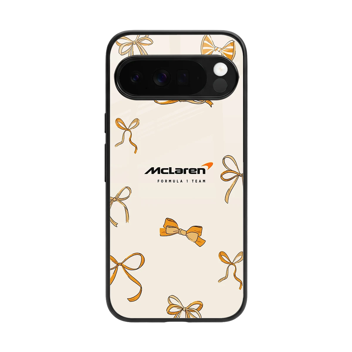 MCL X Bows back phone cover | glass case for google pixel 10 pro xl