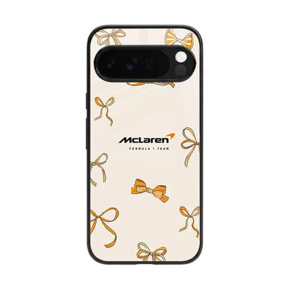 MCL X Bows back phone cover | glass case for google pixel 10 pro xl
