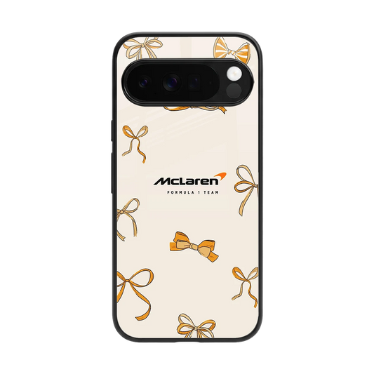 MCL X Bows back phone cover | glass case for google pixel 10 pro xl