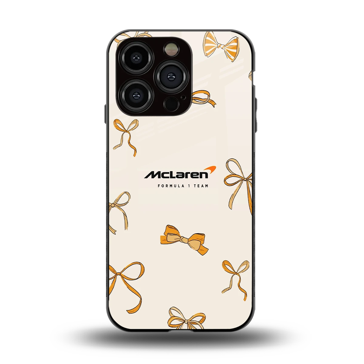 MCL X Bows back phone cover | glass case for iphone 13 pro