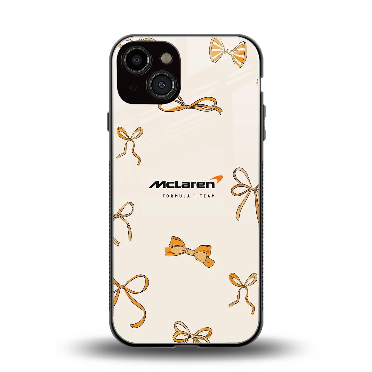 MCL X Bows back phone cover | glass case for iphone 14