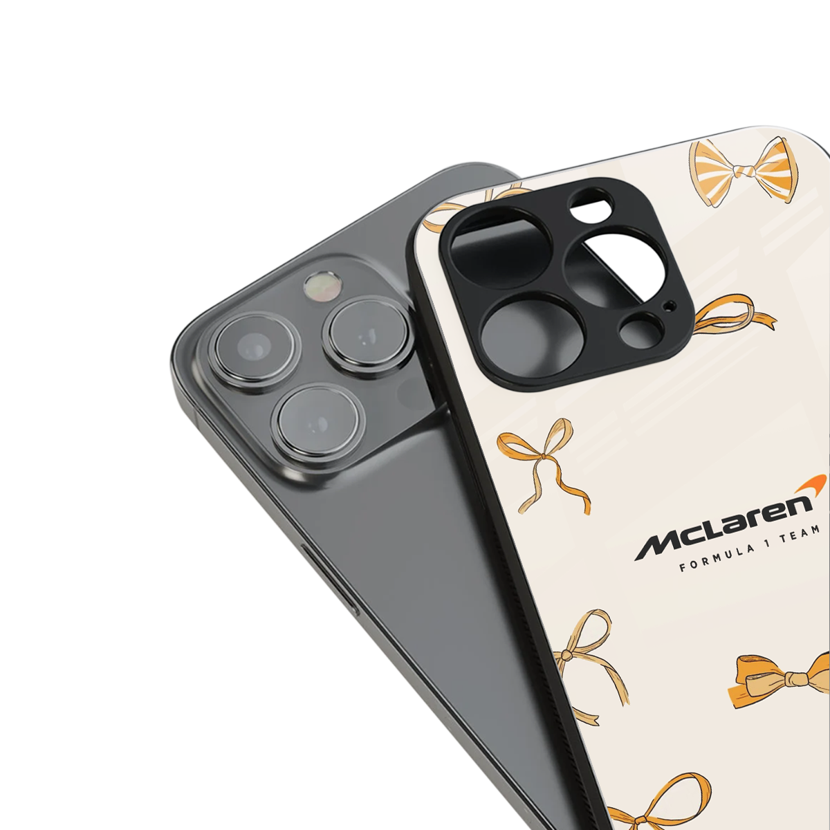 MCL X Bows Phone Case for Iphone 16 | Glass Case