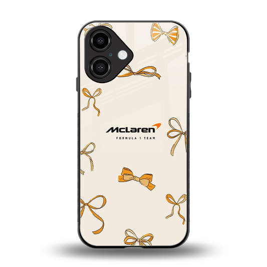 MCL X Bows Phone Case for Iphone 16 | Glass Case