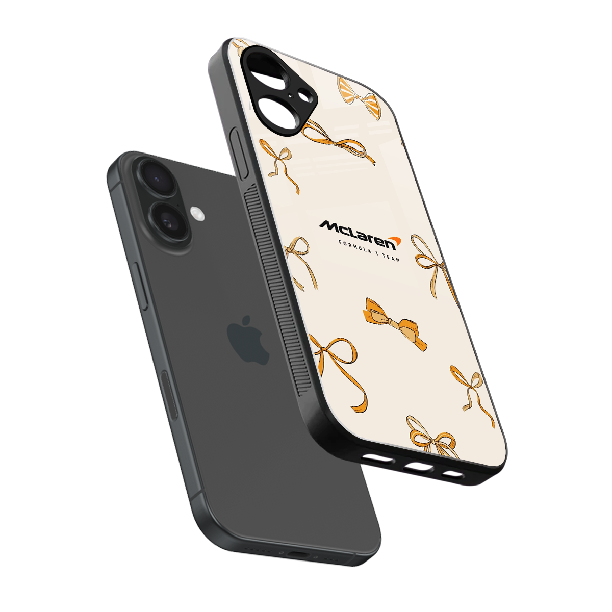 MCL X Bows Phone Case for Iphone 16 | Glass Case