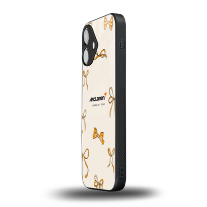 MCL X Bows Phone Case for Iphone 16 | Glass Case