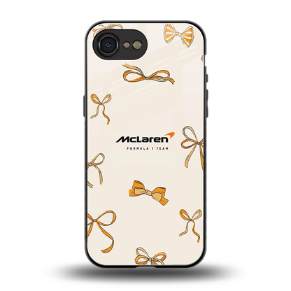 MCL X Bows back phone cover | glass case for iphone 17e