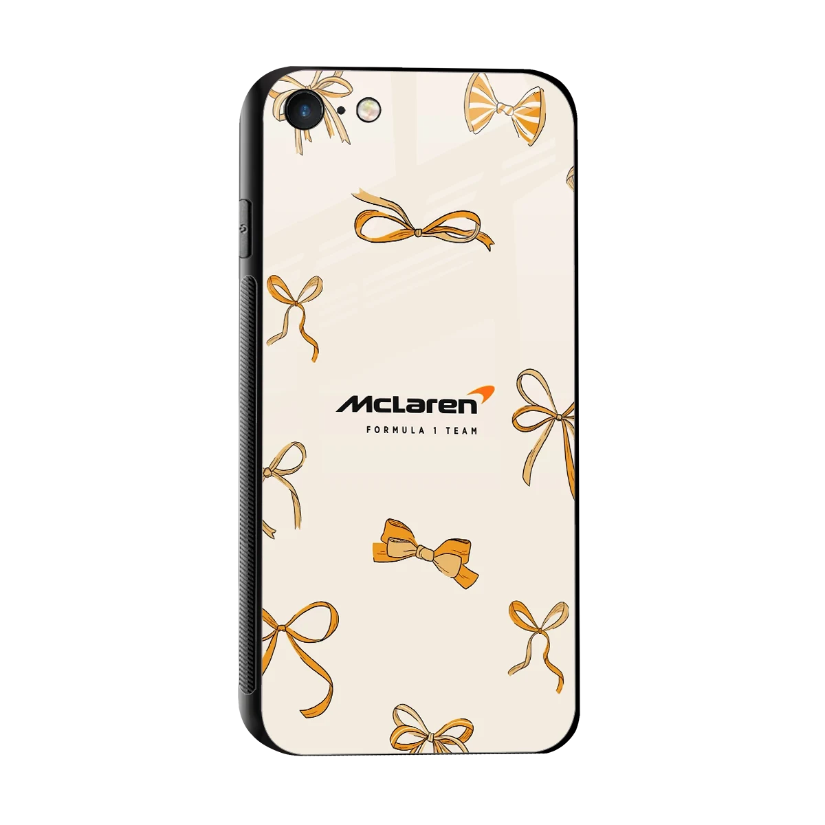 MCL X Bows sleek iphone 7 cover with tempered glass back and TPU edges