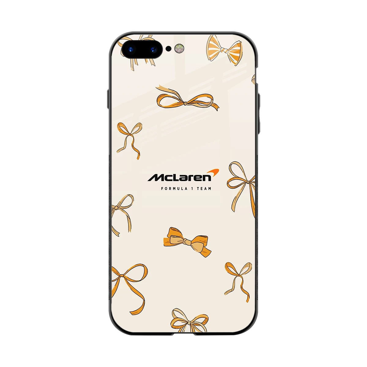 MCL X Bows back phone cover | glass case for iphone 8 plus