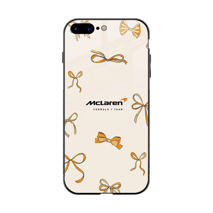MCL X Bows back phone cover | glass case for iphone 8 plus