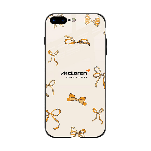 MCL X Bows back phone cover | glass case for iphone 8 plus