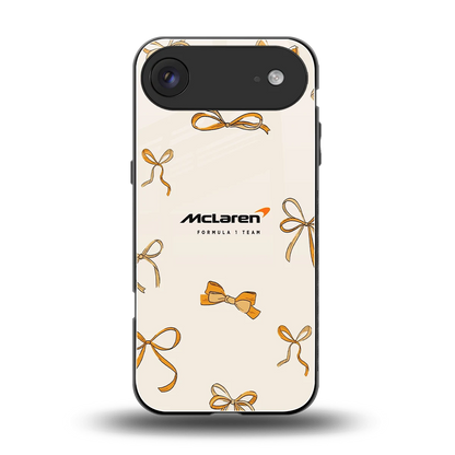 MCL X Bows back phone cover | glass case for iphone air