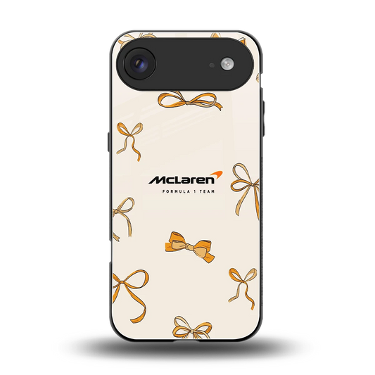 MCL X Bows back phone cover | glass case for iphone air