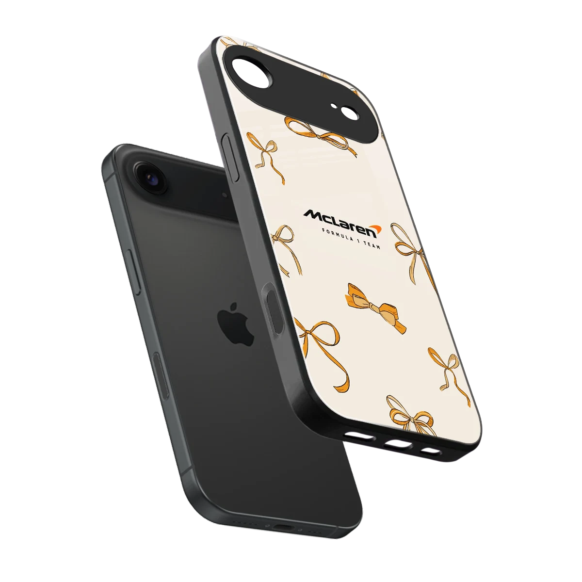 MCL X Bows sleek iphone air cover with tempered glass back and TPU edges