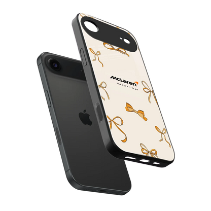 MCL X Bows sleek iphone air cover with tempered glass back and TPU edges