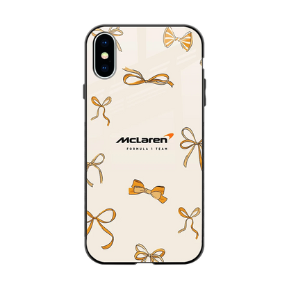 MCL X Bows back phone cover | glass case for iphone x