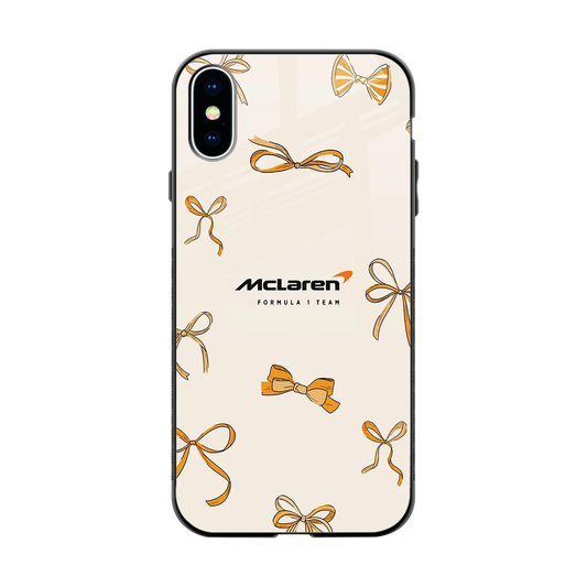 MCL X Bows back phone cover | glass case for iphone x