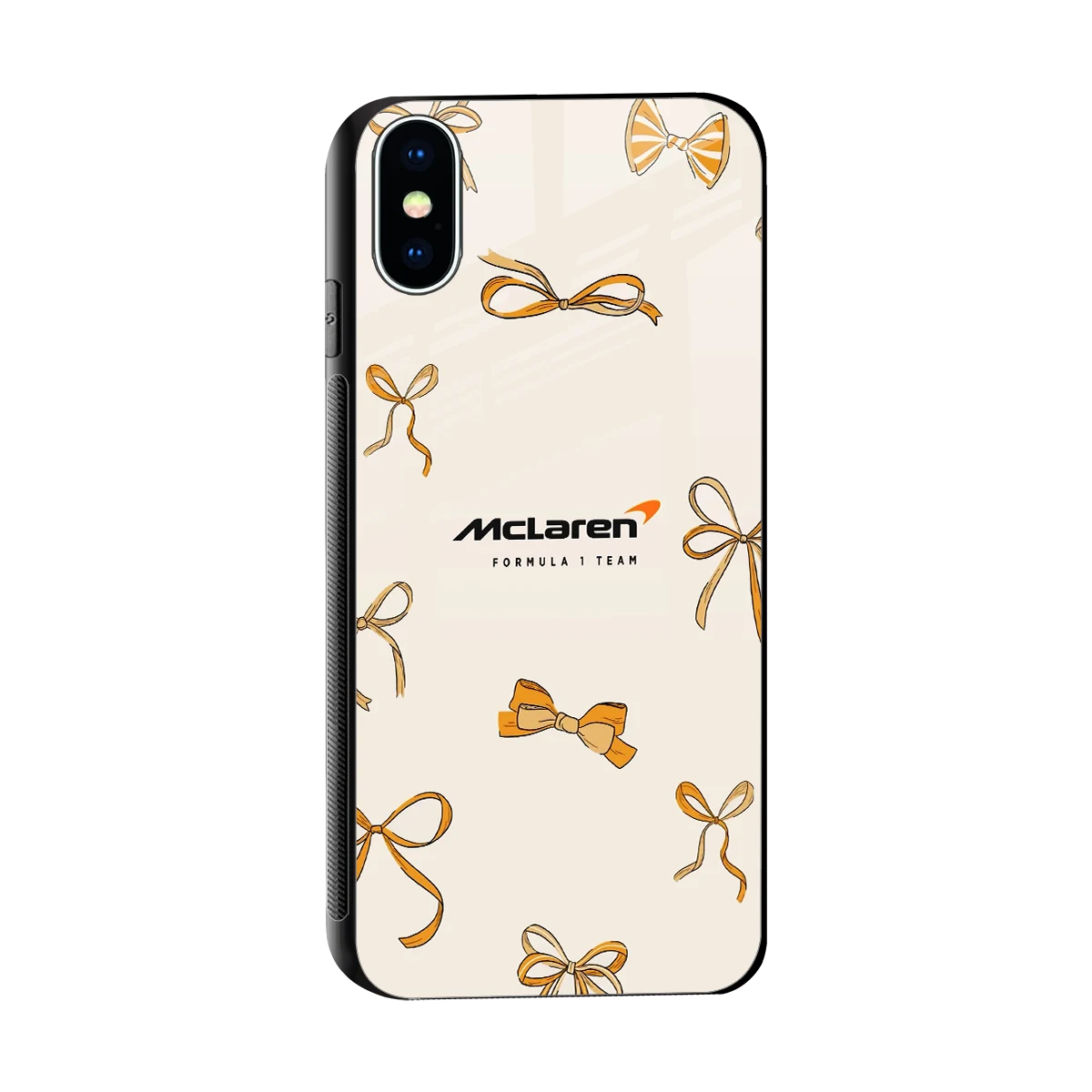 MCL X Bows sleek iphone x cover with tempered glass back and TPU edges